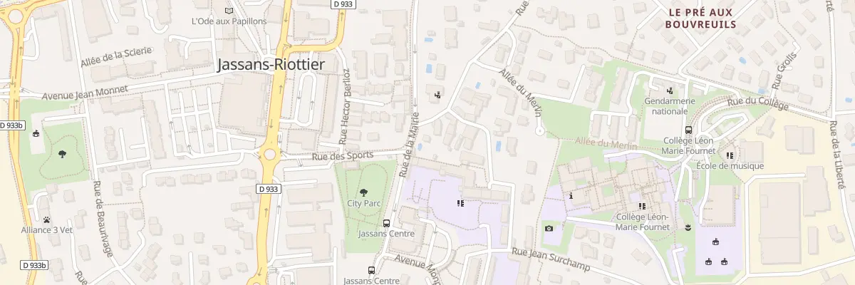 Plan du 36 Rue du Cinier à Jassans-Riottier
