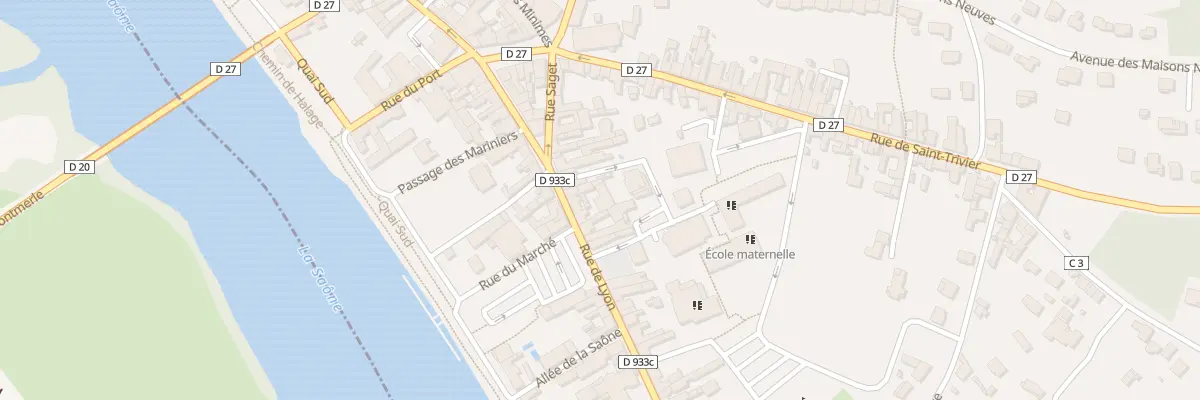 Plan du 25T Rue de Lyon à Montmerle-sur-Saône
