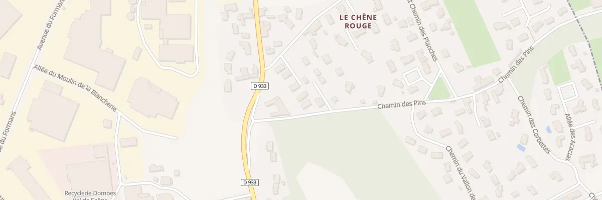 Plan du 115 Che des Pins à Trévoux