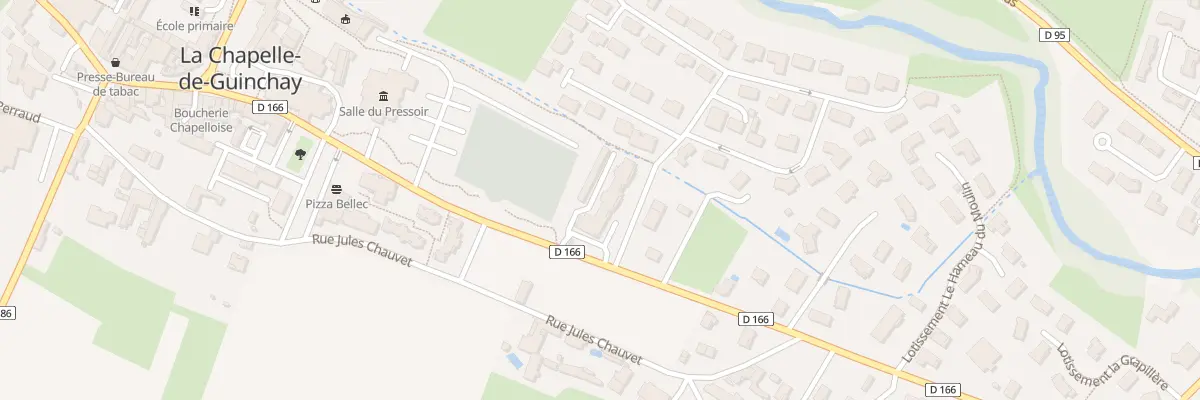 Plan du 250 Rte du Vieux Moulin à La Chapelle-de-Guinchay