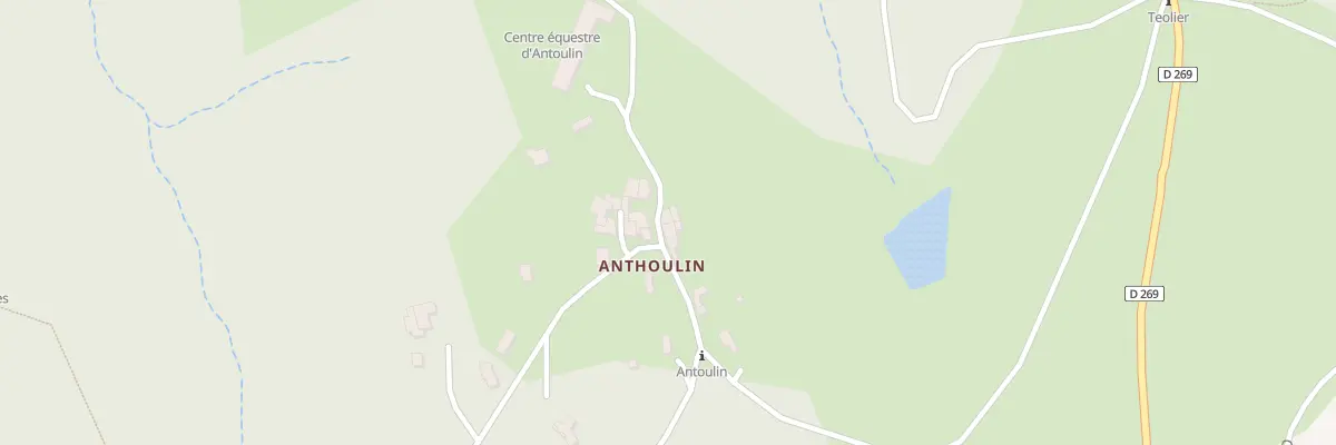 Plan du 820 Che d’Antoulin à Champis