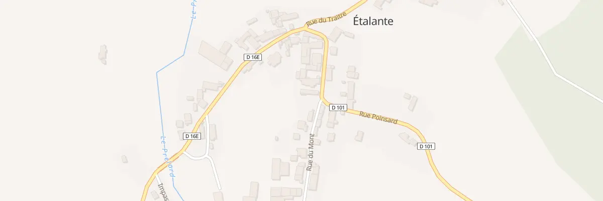 Plan du 7 Rue du Mont à Étalante