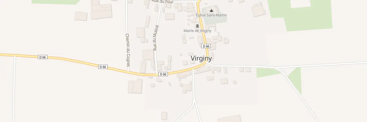 Plan du 4 Rue du Gaucher à Virginy