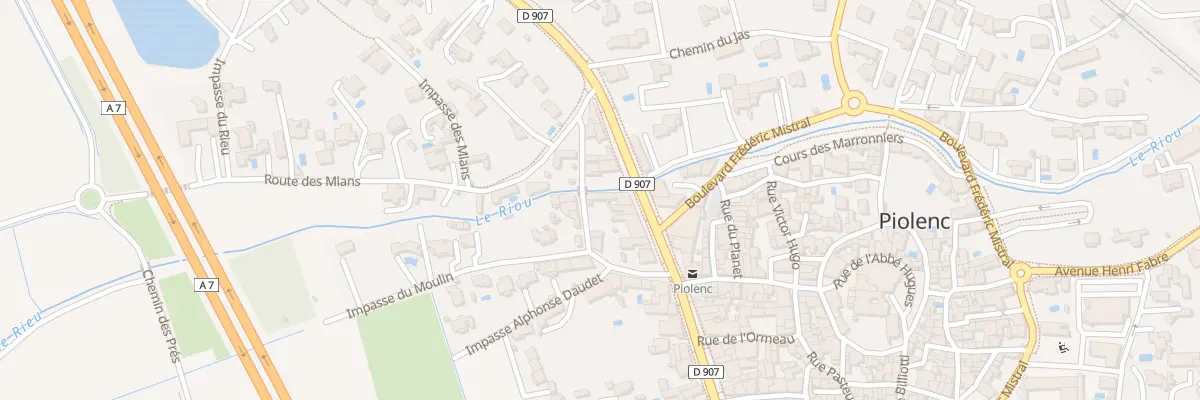 Plan du 46 Rue Autignac à Piolenc