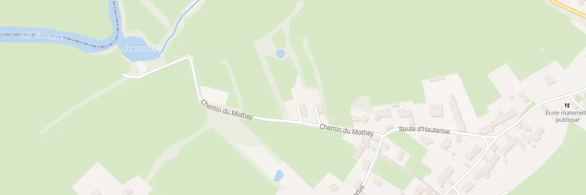 Plan du 7 Che du Mothey à La Chapelle-de-Bragny