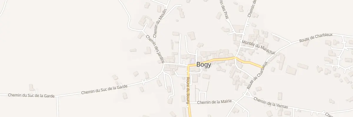 Plan du 4 Rue du Lavoir à Bogy