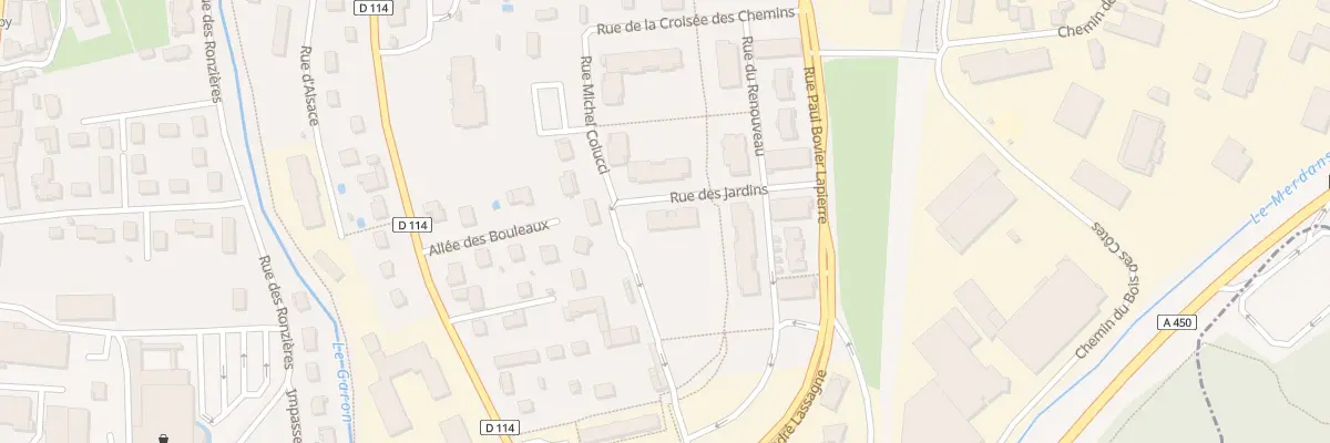 Plan du 112 Rue des Jardins à Brignais