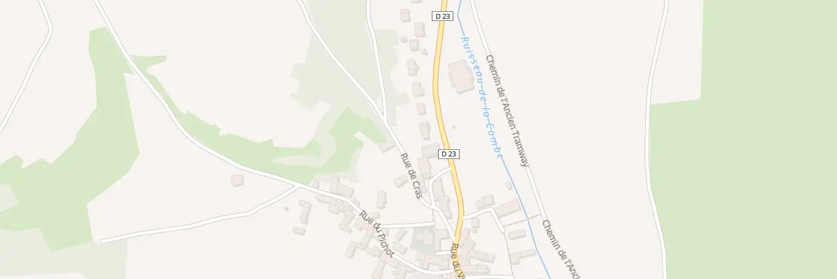 Plan du 11 Rue du Vignoble à Nantoux