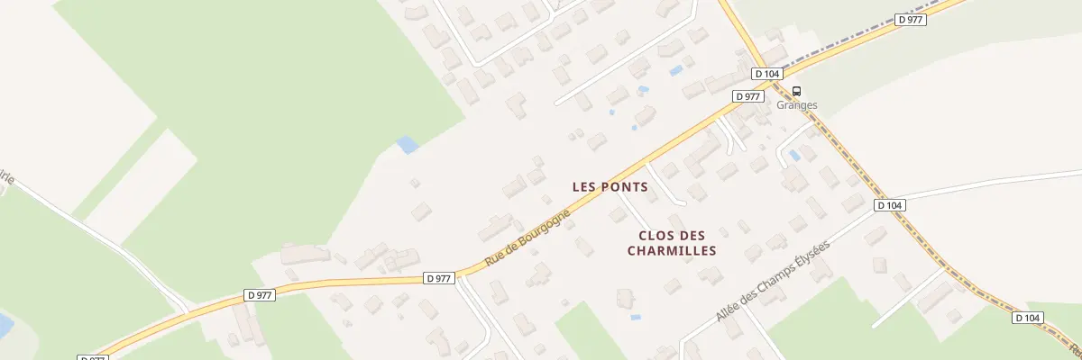 Plan du 16 Rue de Bourgogne à Granges