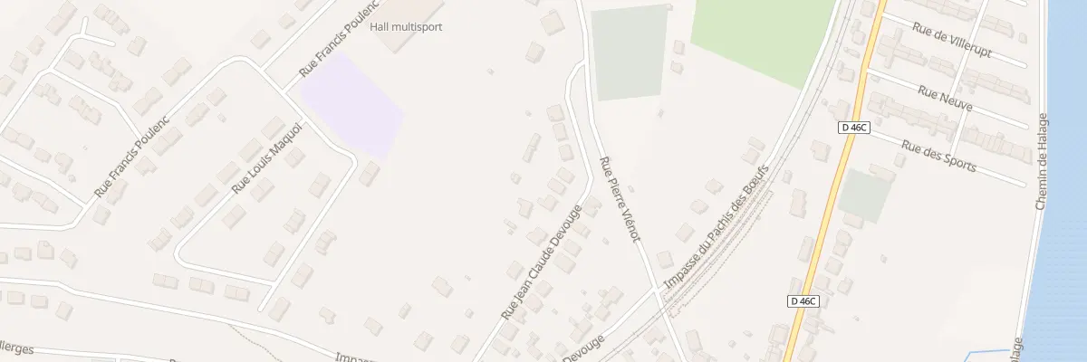 Plan du 38 Rue Jean-Claude Devouge à Aubrives