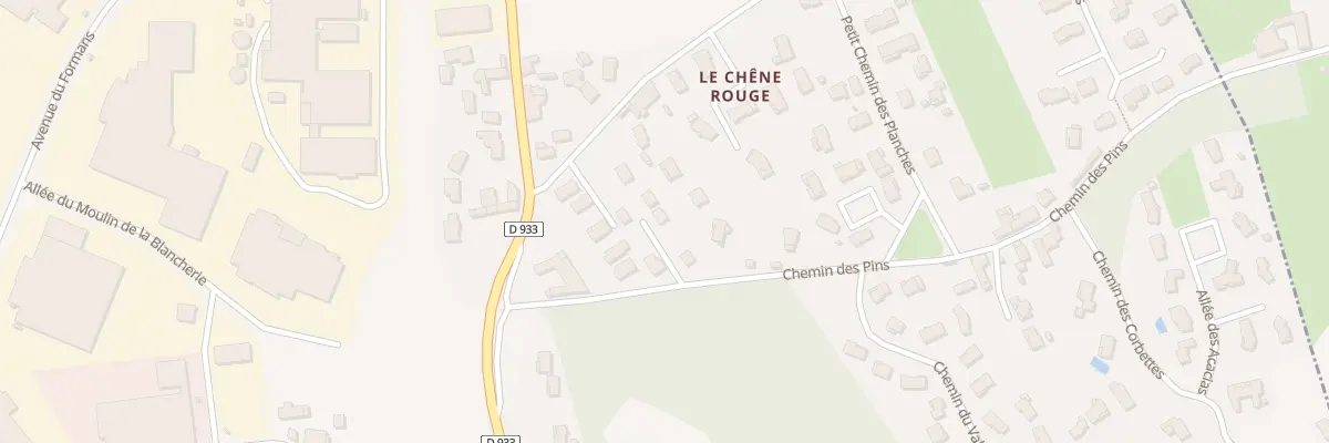Plan du 151C Che des Pins à Trévoux
