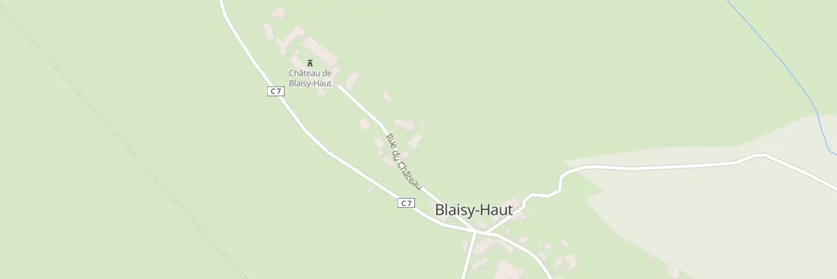 Plan du 10 Rue du Château à Blaisy-Haut