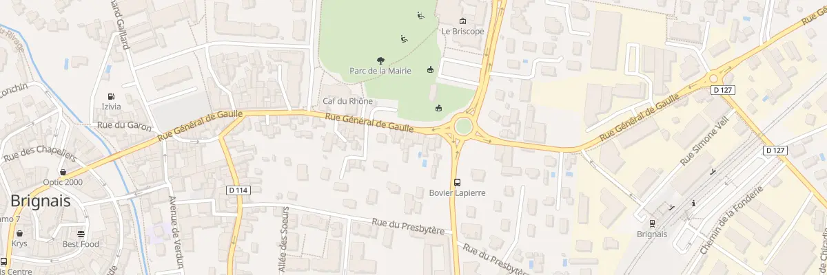 Plan du 45 Rue Général de Gaulle à Brignais