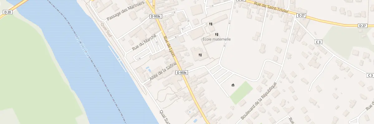 Plan du 51 Rue de Lyon à Montmerle-sur-Saône