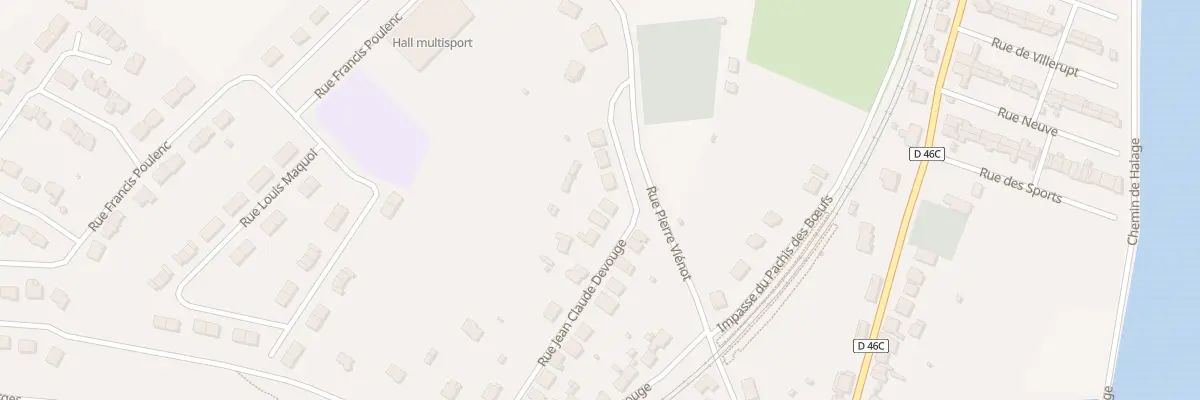 Plan du 40 Rue Jean-Claude Devouge à Aubrives