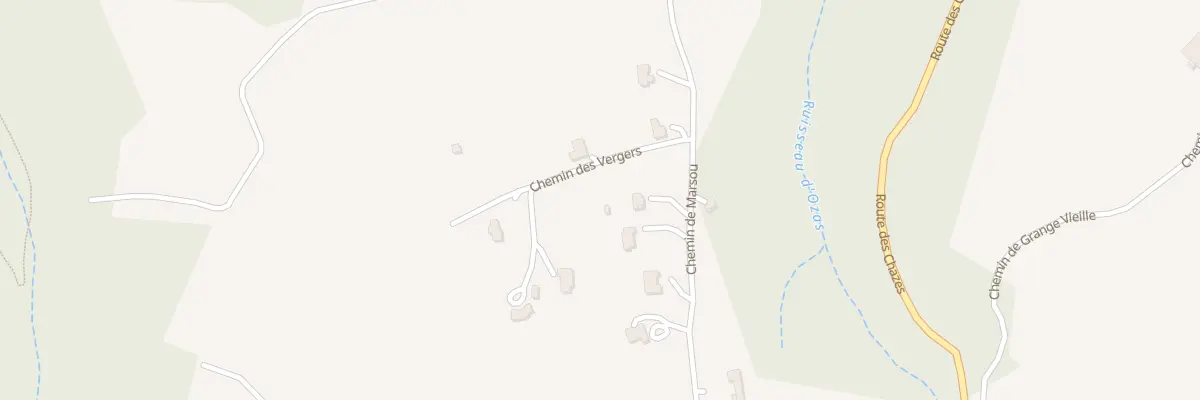 Plan du 5100 Les Fromenteaux à Thorrenc