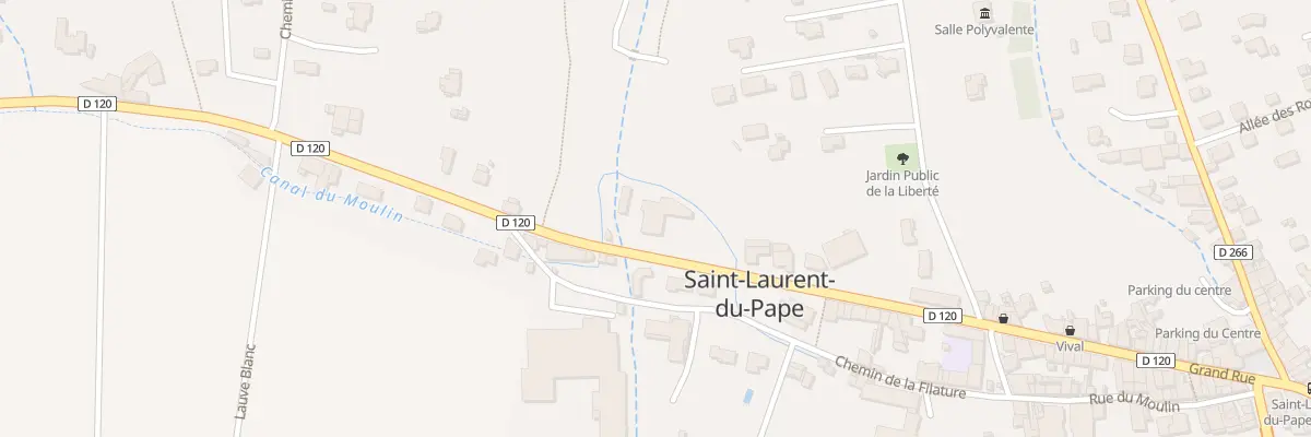 Plan du 1 Crs du Temple à Saint-Laurent-du-Pape