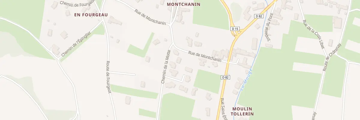 Plan du 392 Che de la Motte à Azé