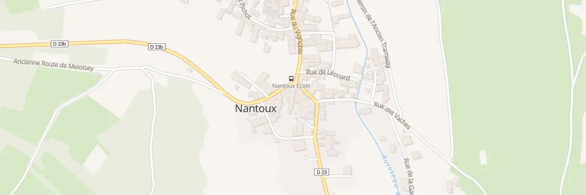 Plan du 5 Gr Grande Rue à Nantoux