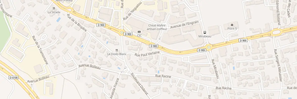 Plan du 6 Rue Paul Verlaine aux Angles