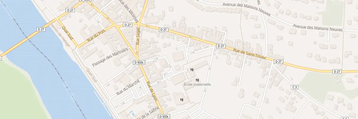 Plan du 68 Rue des Fleuralies à Montmerle-sur-Saône