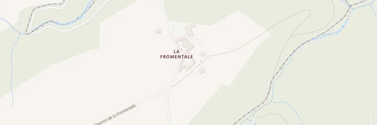 Plan du 2068 La Fromentale à Peaugres