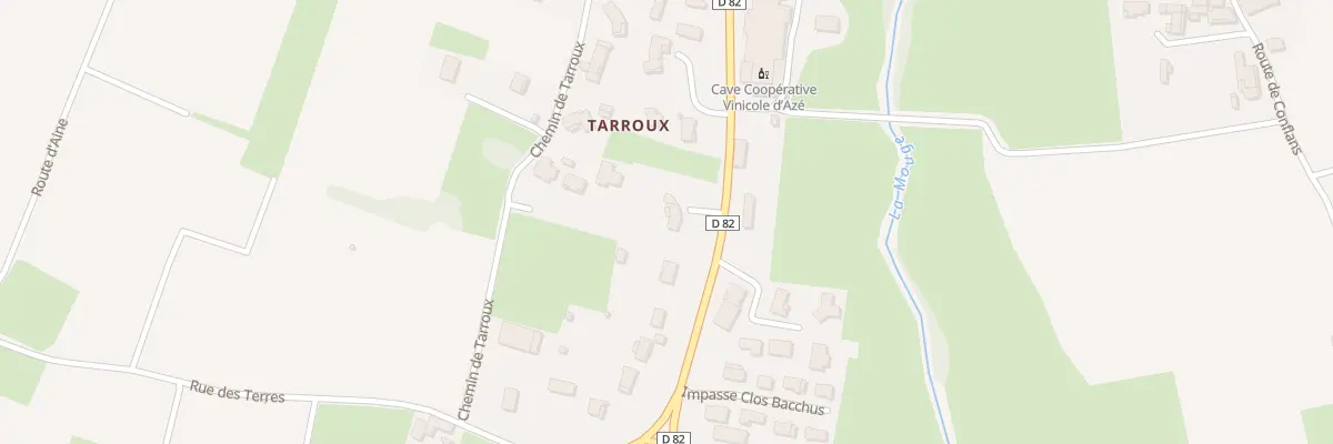 Plan du 618 Rue Basse à Azé