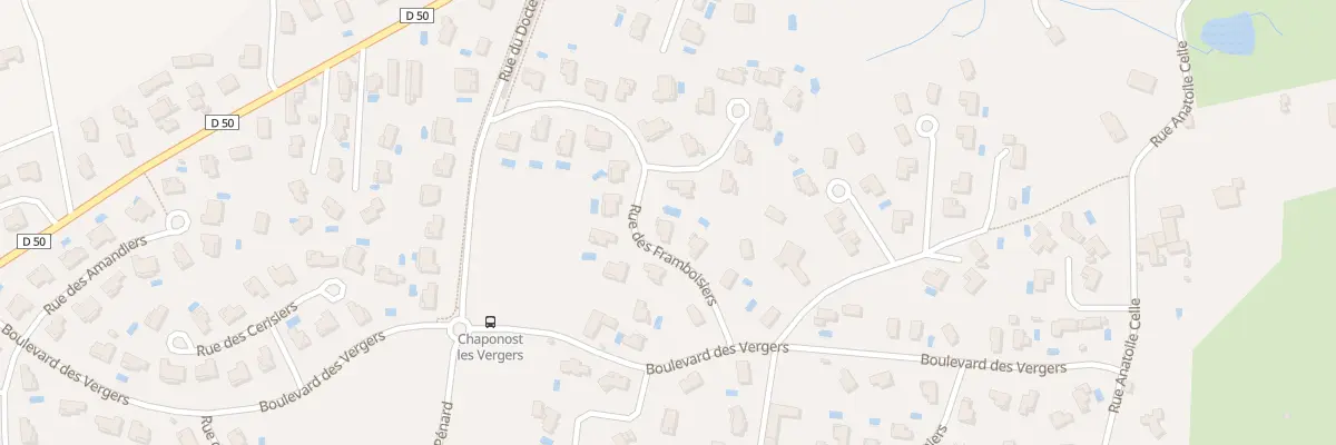 Plan du 31 Rue des Framboisiers à Chaponost