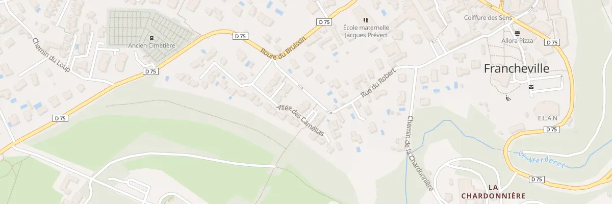 Plan du 3 Sq des Campanules à Francheville