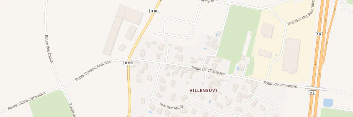 Plan du 5219 Villeneuve à Taponas