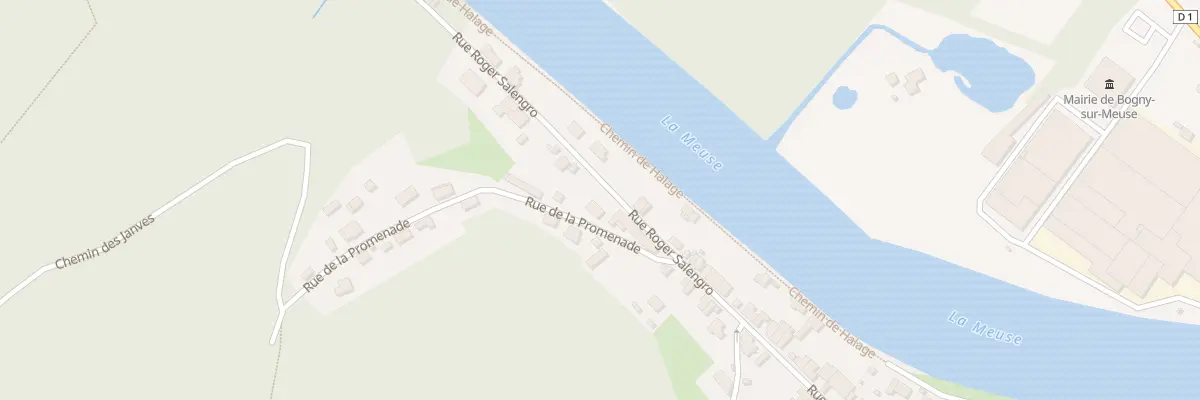Plan du 2B Rue de la Promenade à Bogny-sur-Meuse