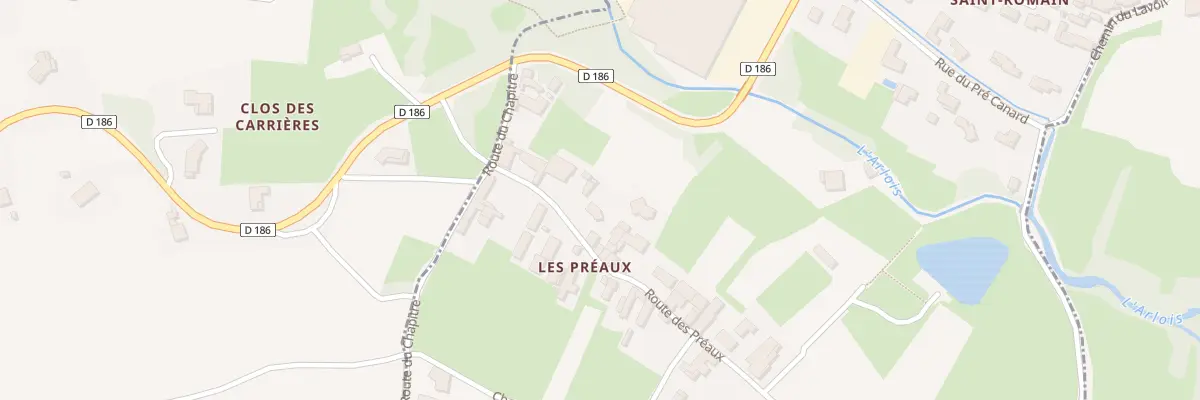 Plan du 81 Rte des Préaux à Chânes