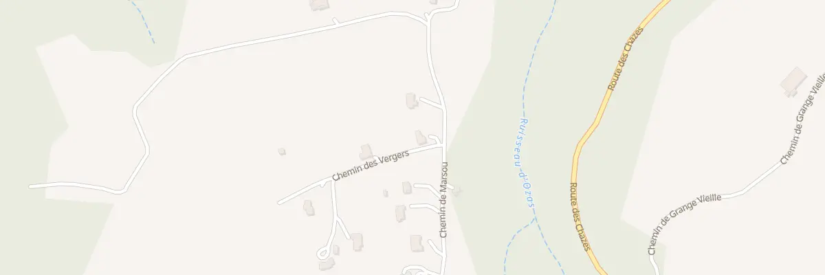 Plan du 5038 Les Fromenteaux à Thorrenc