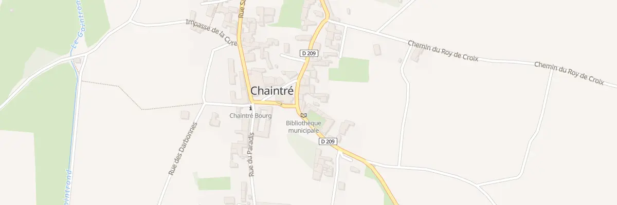 Plan du 5002 Chaintre à Chaintré