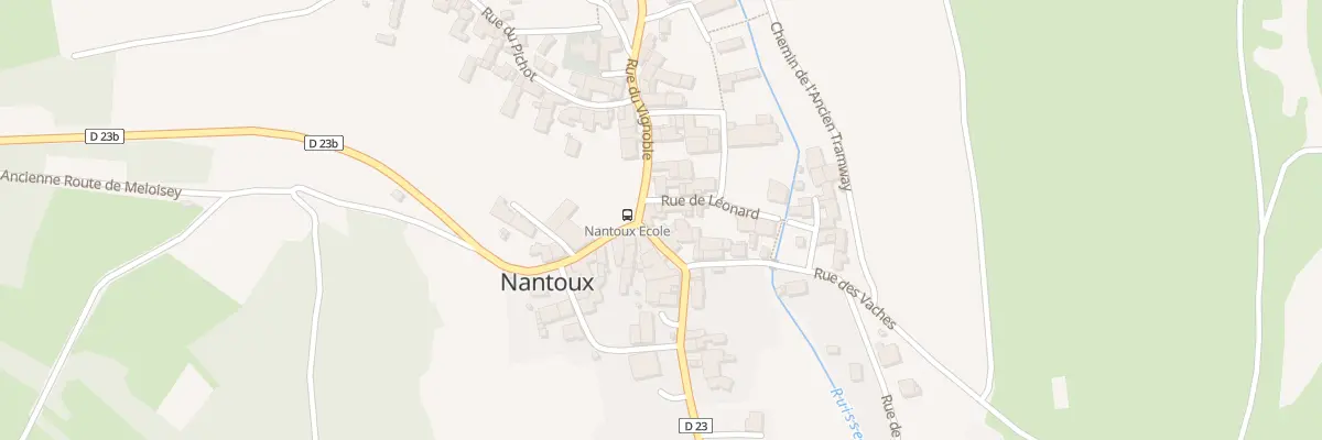 Plan du 1 Rue sous la Velle à Nantoux
