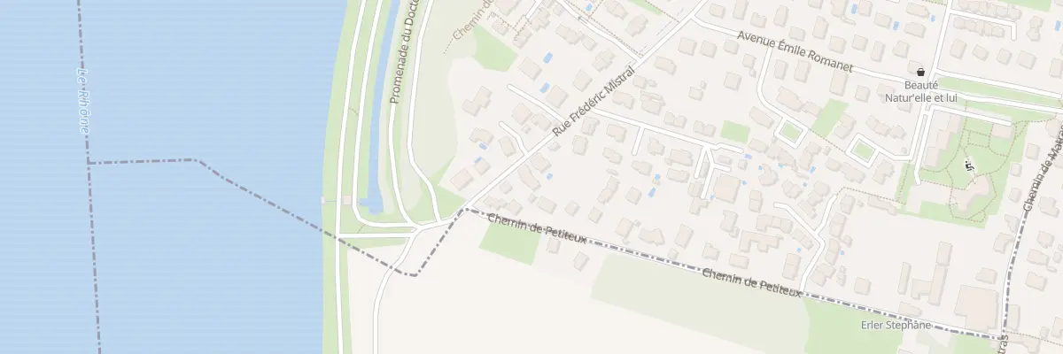 Plan du 45A Rue Frederic Mistral aux Roches-de-Condrieu