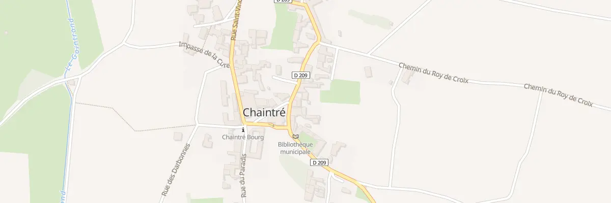 Plan du 8 Rue de Coëx à Chaintré