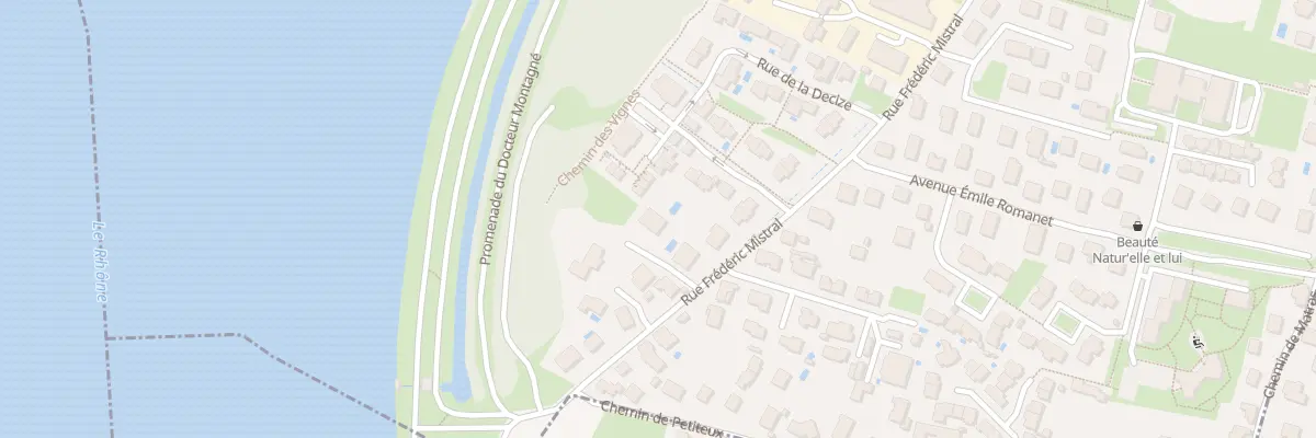 Plan du 34B Rue Frederic Mistral aux Roches-de-Condrieu