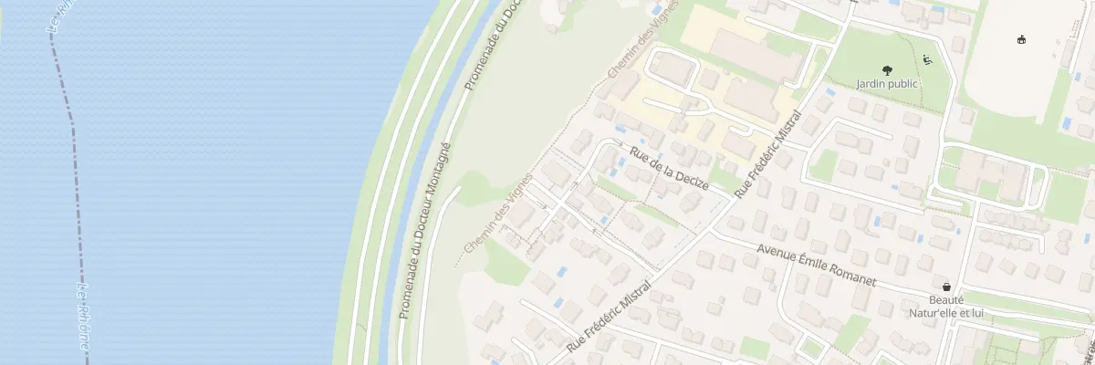 Plan du 9 Rue de la Décize aux Roches-de-Condrieu