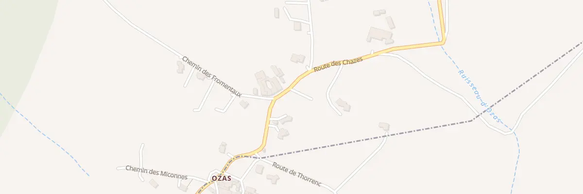 Plan du 20 Imp du Lac à Thorrenc