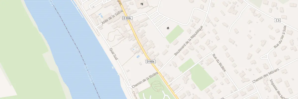 Plan du 75 Rue de Lyon à Montmerle-sur-Saône