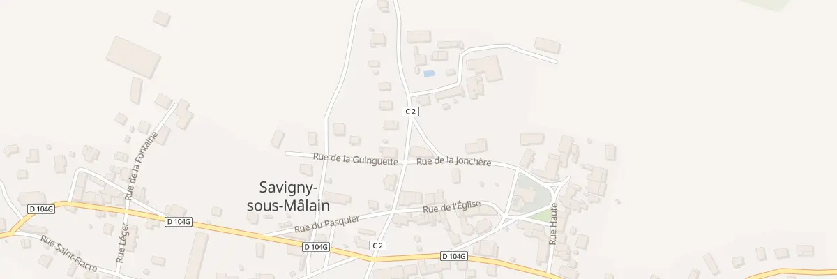 Plan du 1 Rue de la Jonchere à Savigny-sous-Mâlain