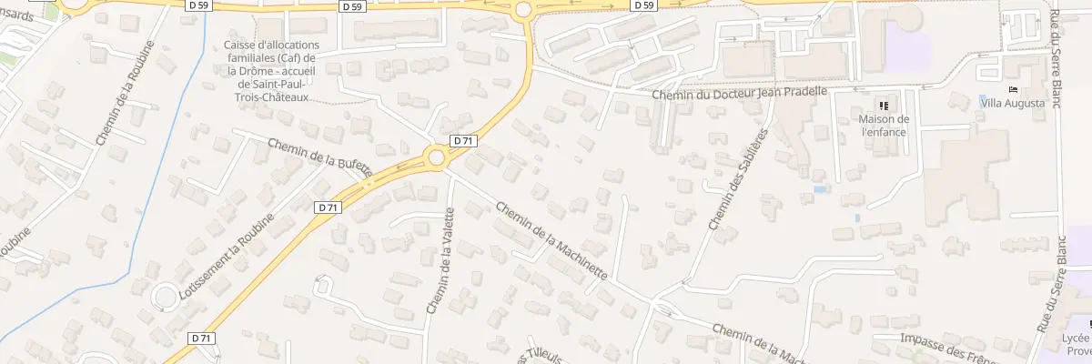 Plan du 24 Che de la Machinette à Saint-Paul-Trois-Châteaux