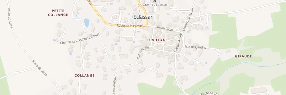 Plan du 90 Rue Centrale à Eclassan