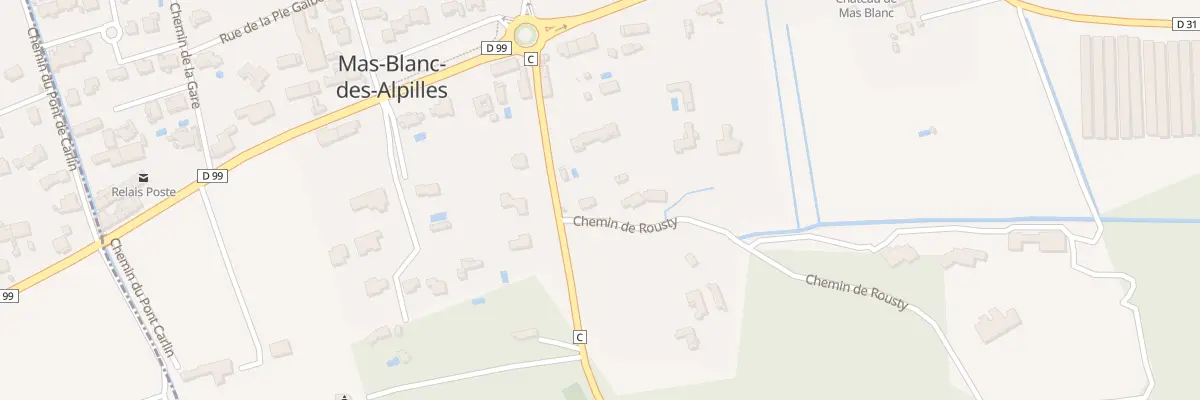 Plan du 5036 Le Chateau à Mas-Blanc-des-Alpilles