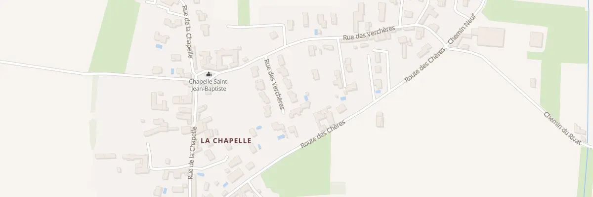 Plan du 91 Rue des Verchères à Quincieux