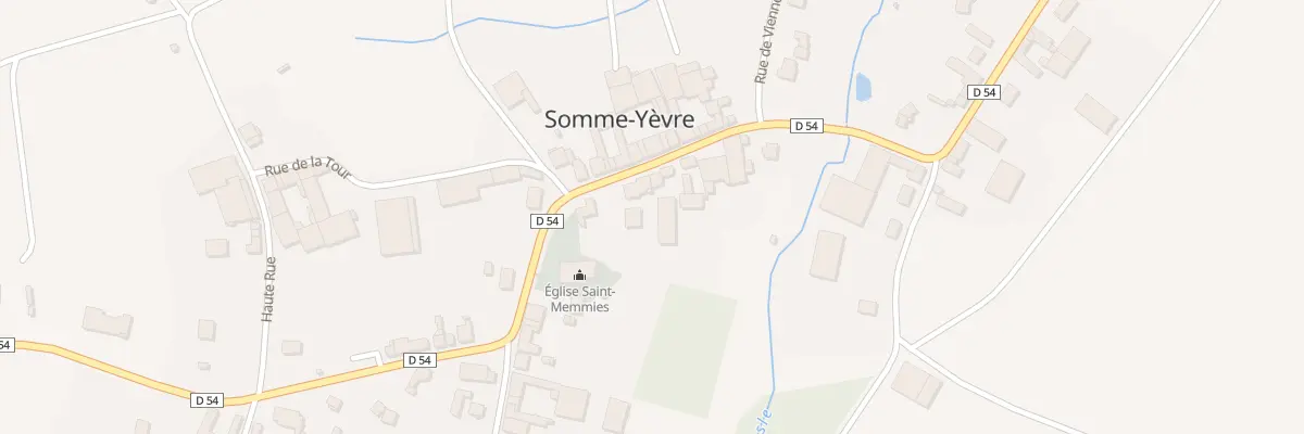 Plan du 14 Rue de la Place Saint Menge à Somme-Yèvre