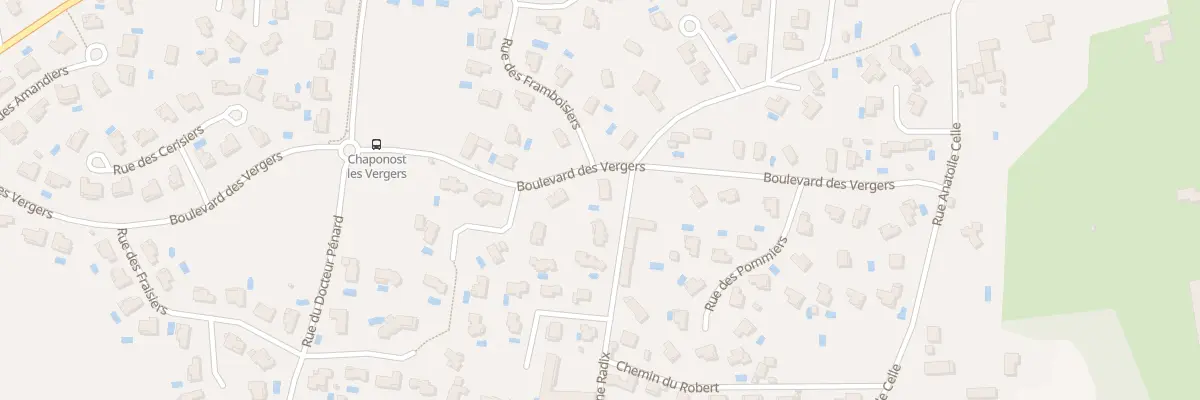 Plan du 43 Rue Etienne Radix à Chaponost
