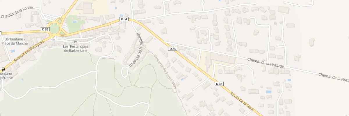 Plan du 18 Rte de la Gare à Barbentane