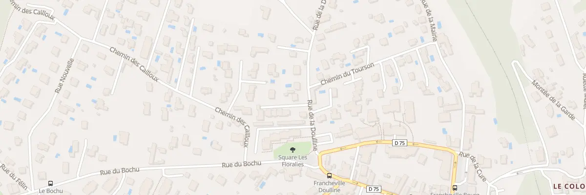Plan du 7 Rue de la Doulline à Francheville